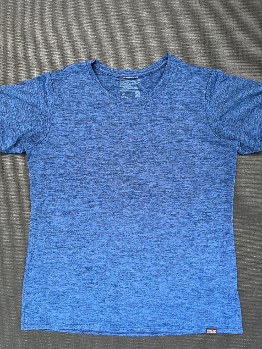 W’s Patagonia Blue Heathered Capilene Cool Daily T